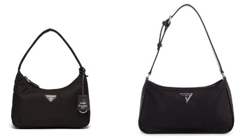 prada triangle logo vs guess|guess prada designs.